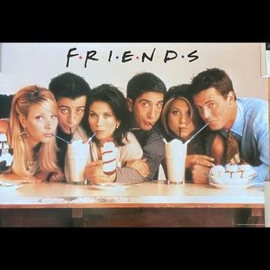 FRIENDS TV Show Milkshake poster